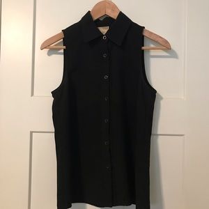 Anthropologie Sleeveless Button Down